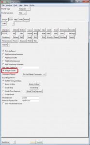 Analyze Gcode